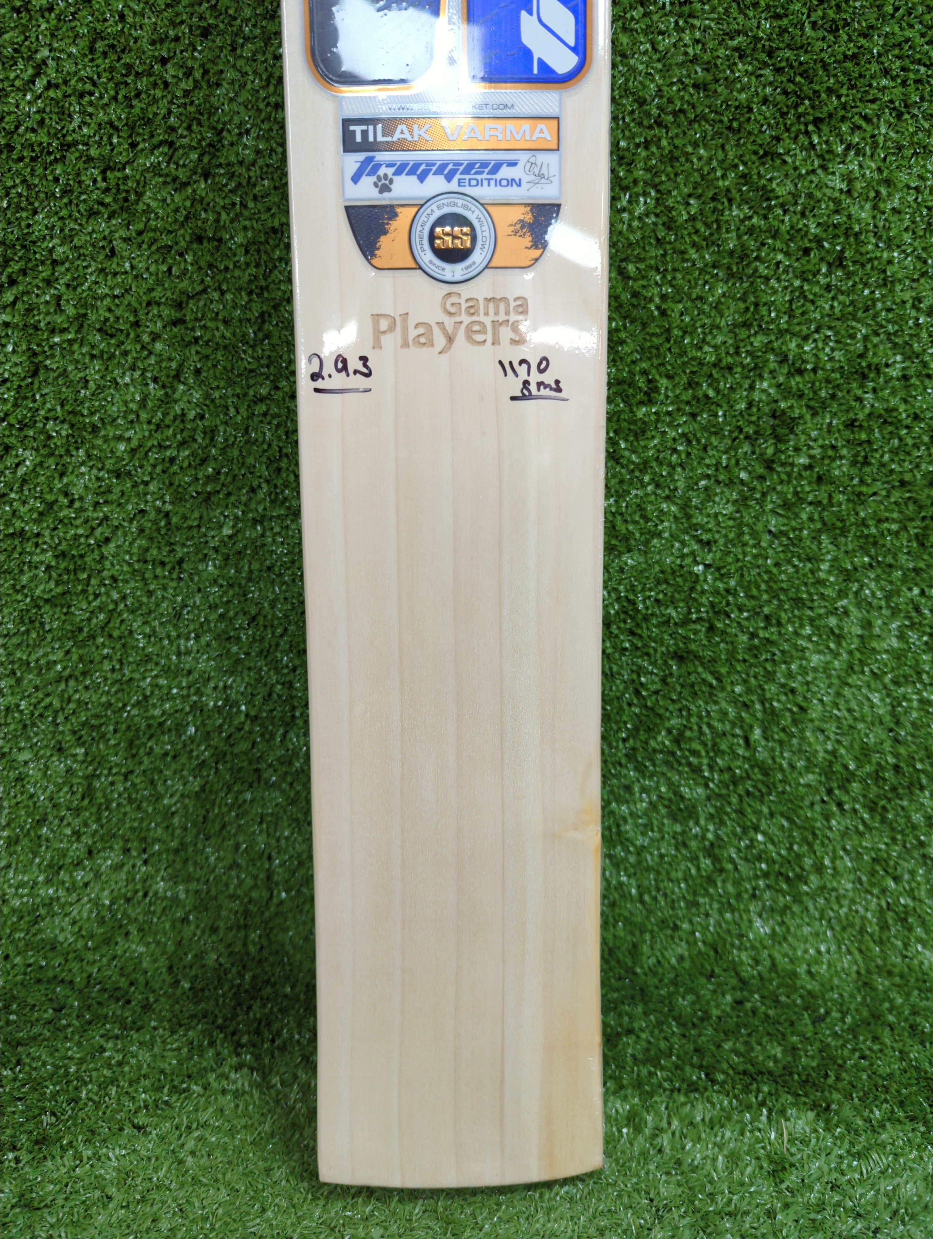 SS Gama Players Tilak Varma English Willow Cricket Bat