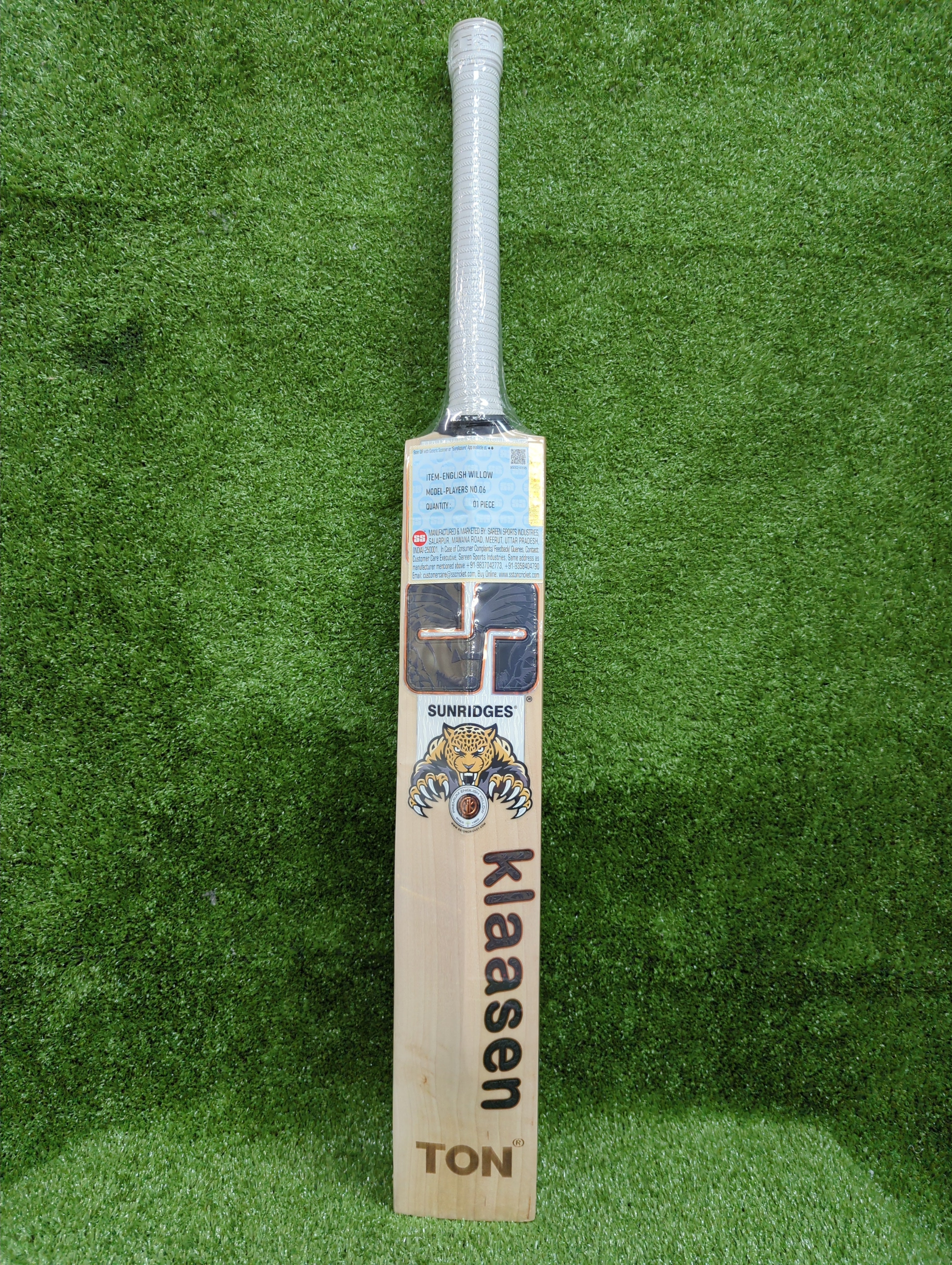 SS Heinrich Klaasen Players Edition Junior / Youth English Willow Cricket Bat SS