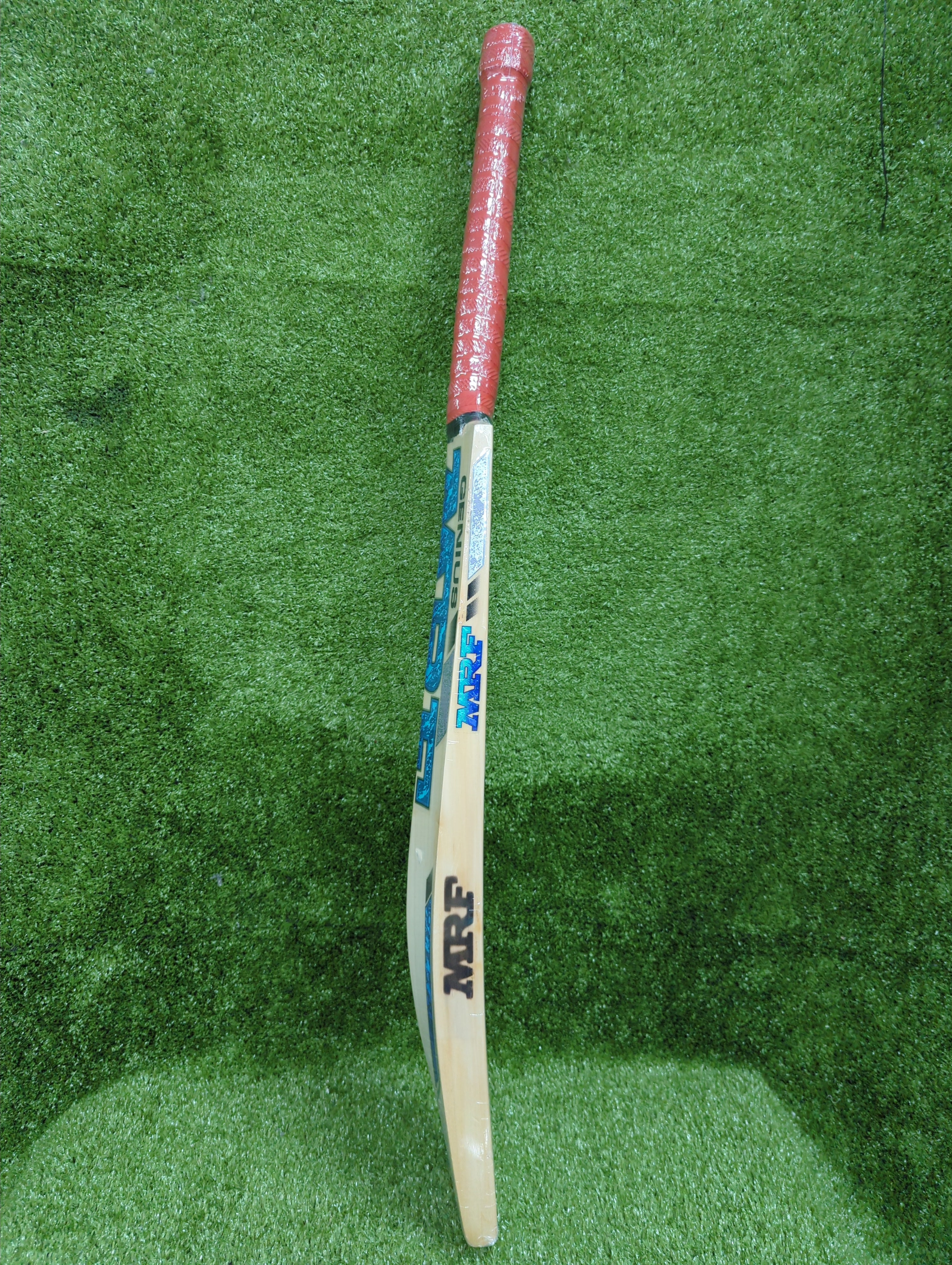 MRF VK 18 Genius Muscle English Willow Cricket Bat - Long Blade MRF