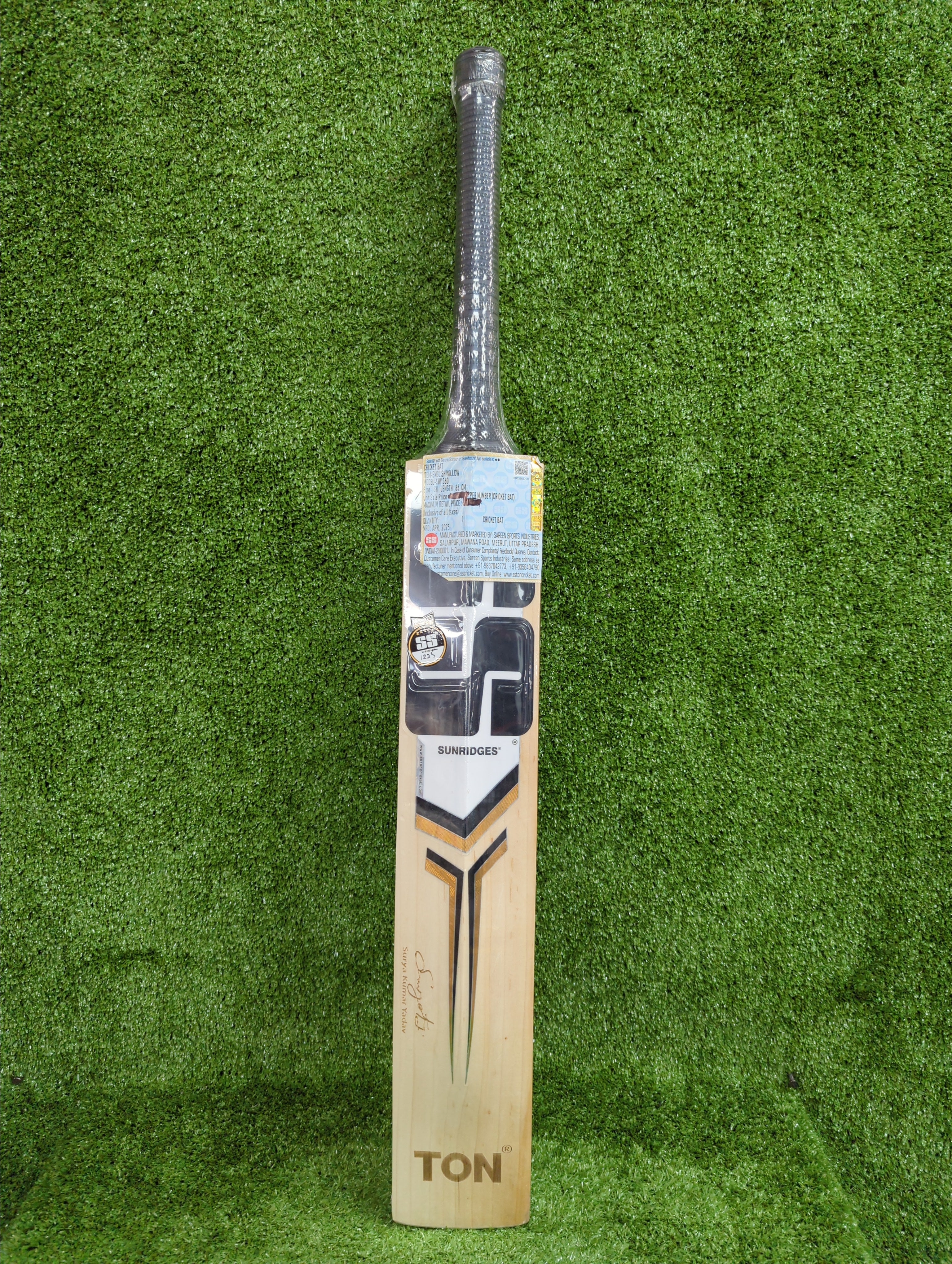 SS Sky 360 English Willow Cricket Bat - Long Blade