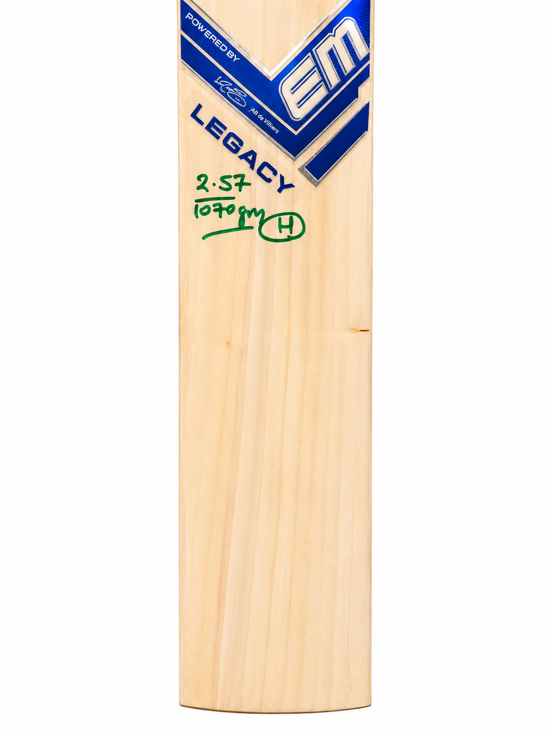 EM 360 Legacy AB de Villiers Harrow Youth English Willow Cricket Bat EM