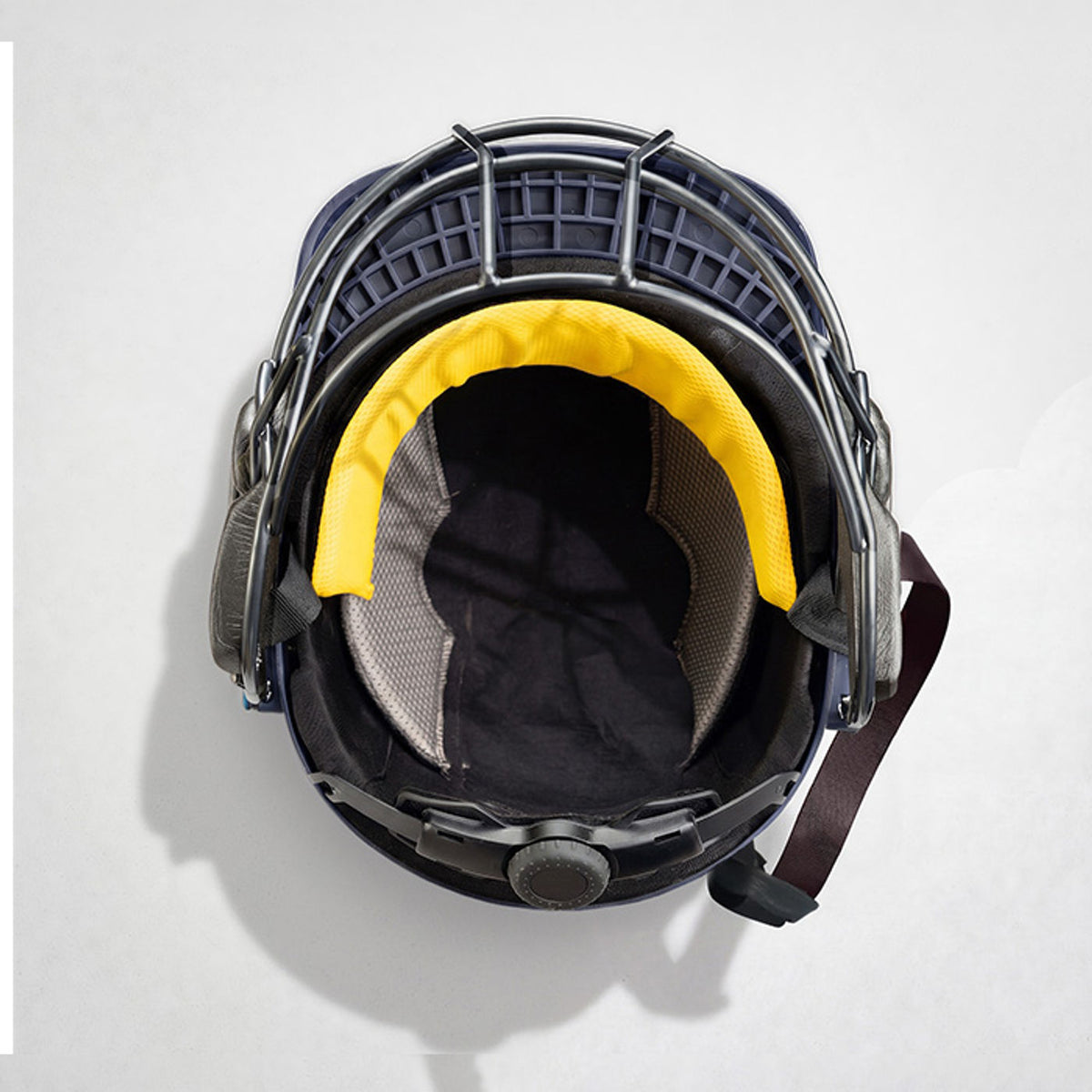 Shrey Chroma Steel Adult Cricket Helmet by SHREY - Navy - interior padding view - TopCricketStore