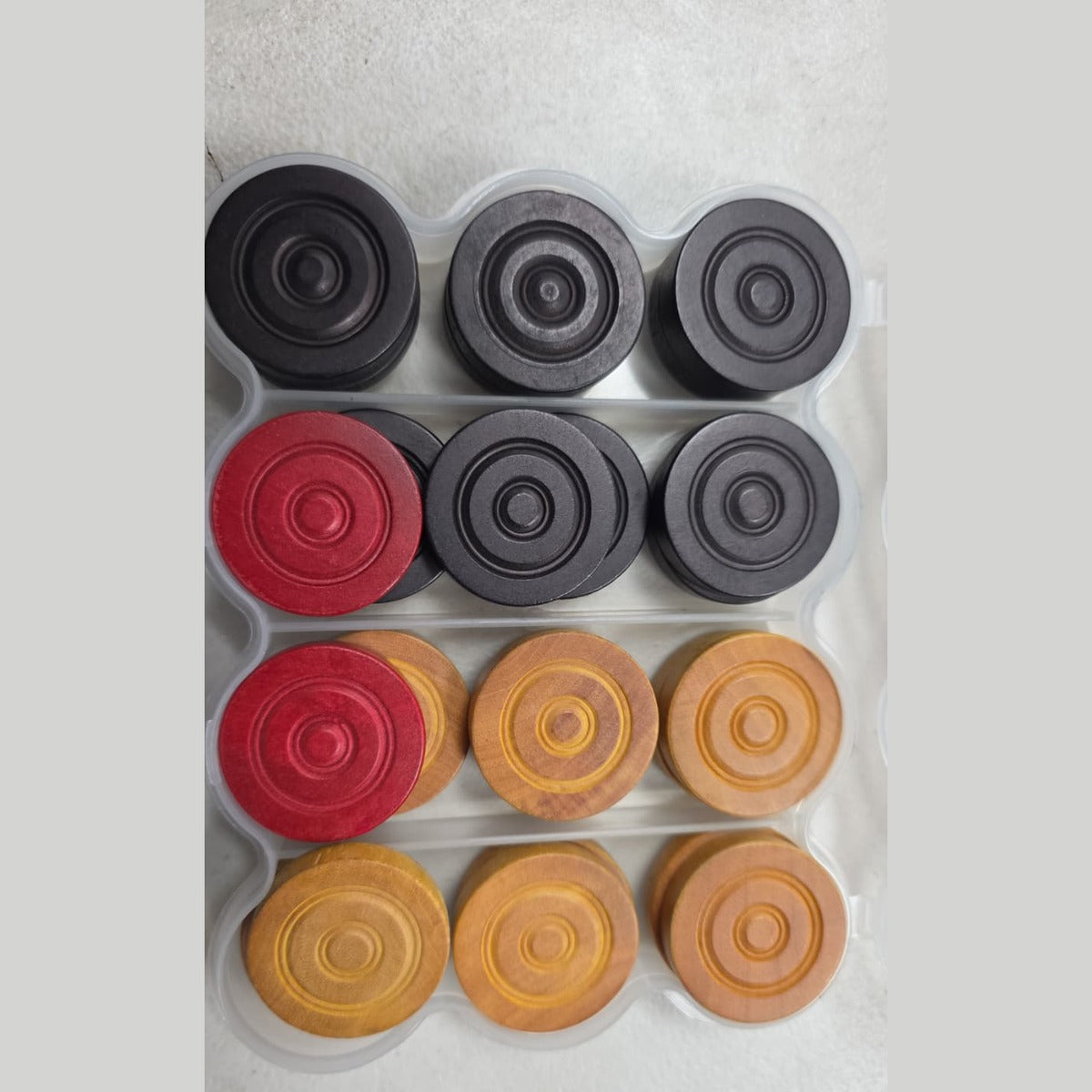Siscaa Bullet Shot Carrom Coins Set (24 Pcs) by Siscaa - TopCricketStore