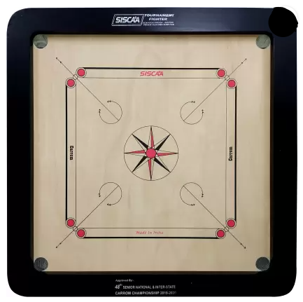 Siscaa Tournament Fighter Indian Ply Carrom Board