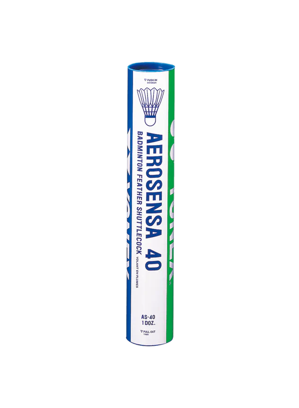 Yonex Aerosensa 40 Championship Tournament Feather Badminton Shuttlecocks (AS-40)