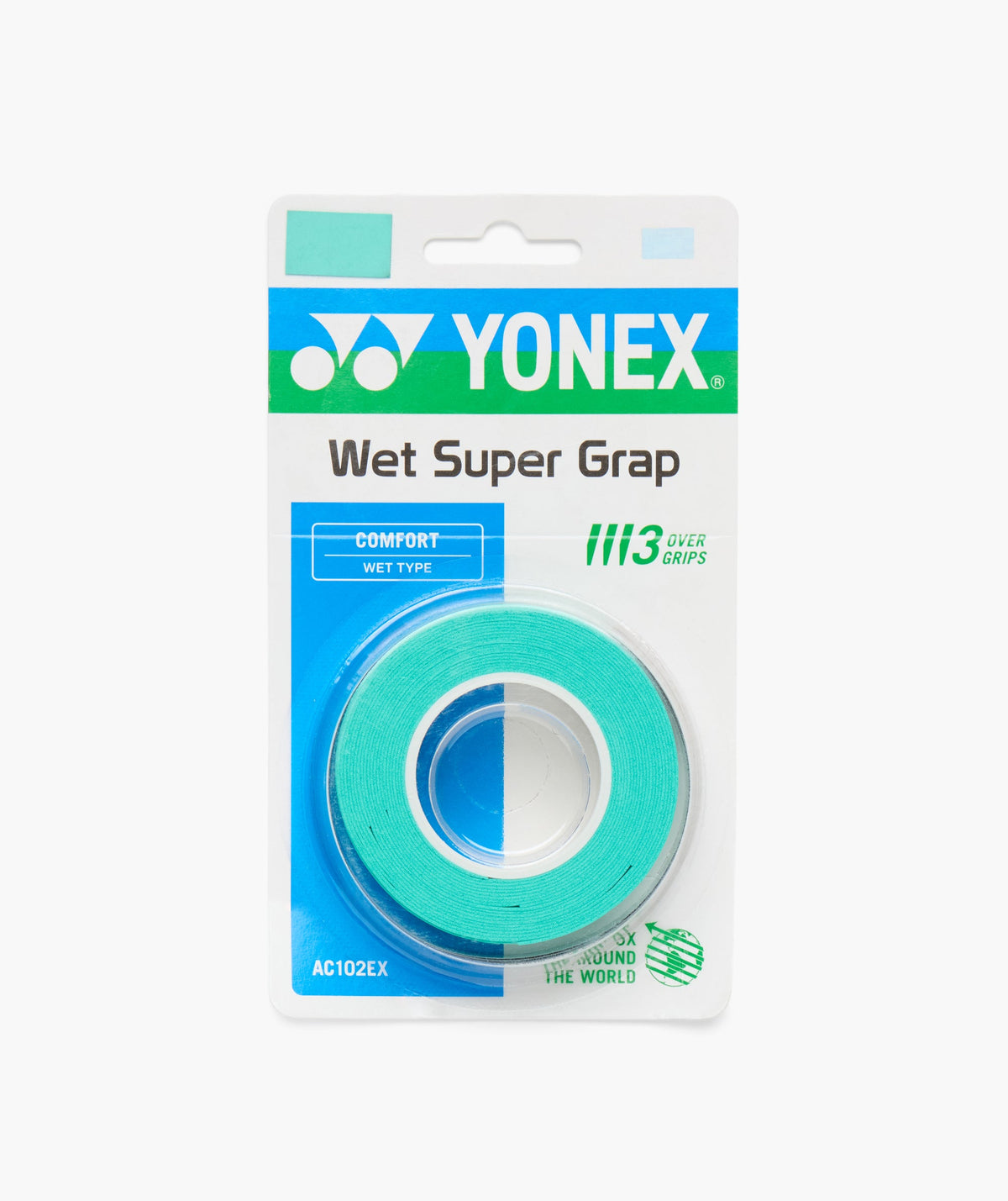 Yonex Super Grap AC102EX-3 Badminton Overgrip (3 Wraps) by Yonex - Green - TopCricketStore