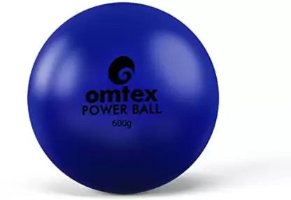 Omtex Cricket Blue Power Training Ball 600 grams