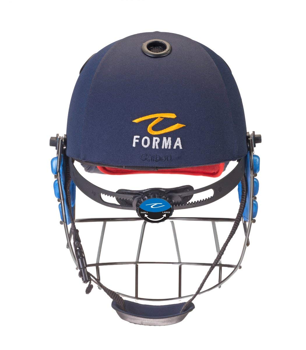 Forma Test Plus Adult Cricket Helmet with Stainless Steel Grill