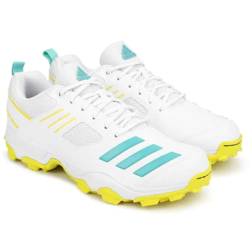 Adidas Crihase Yellow/ Turqoise Cricket Shoes