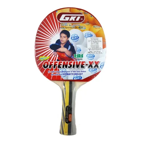 GKI Offensive XX Table Tennis Racket with Cover