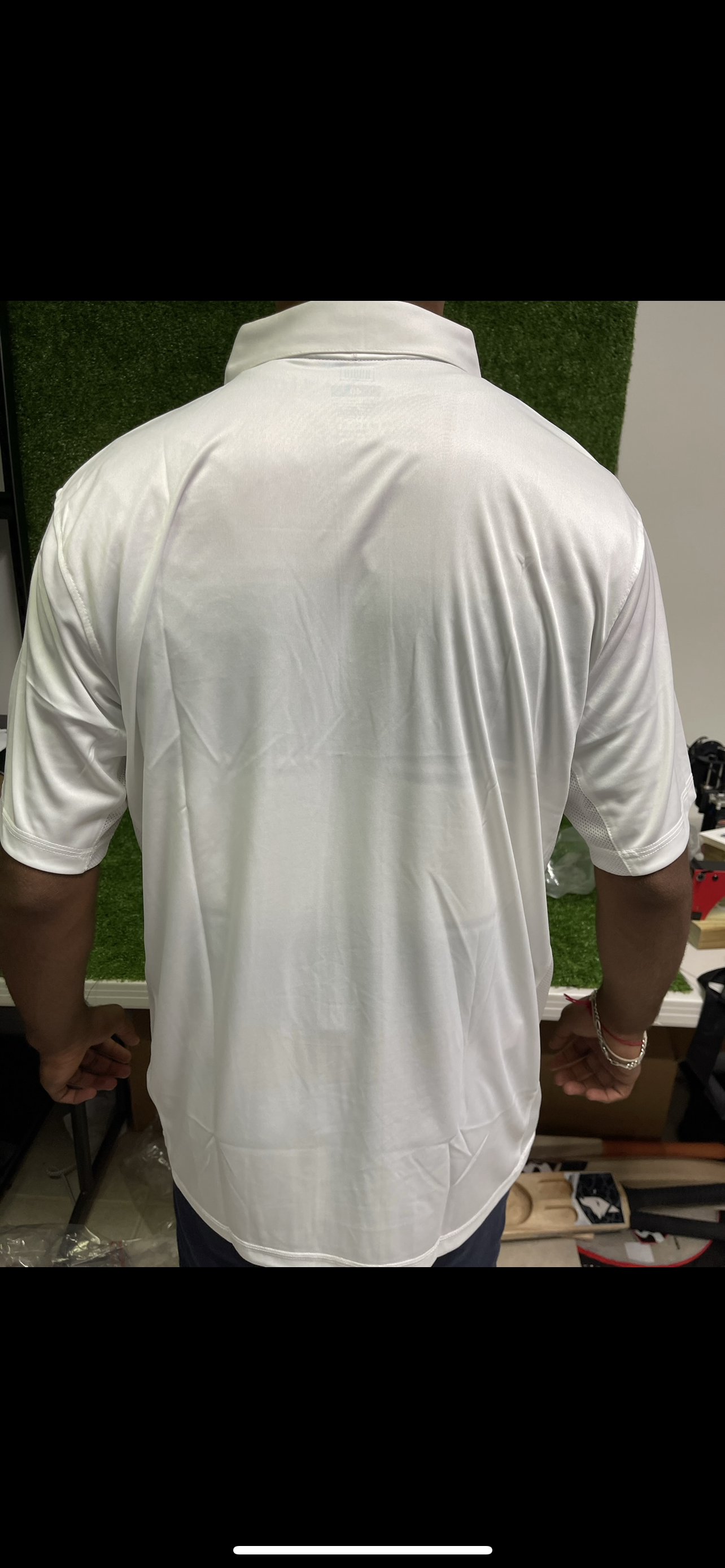 Raydn Cricket White Half Sleeve Shirt / TShirt