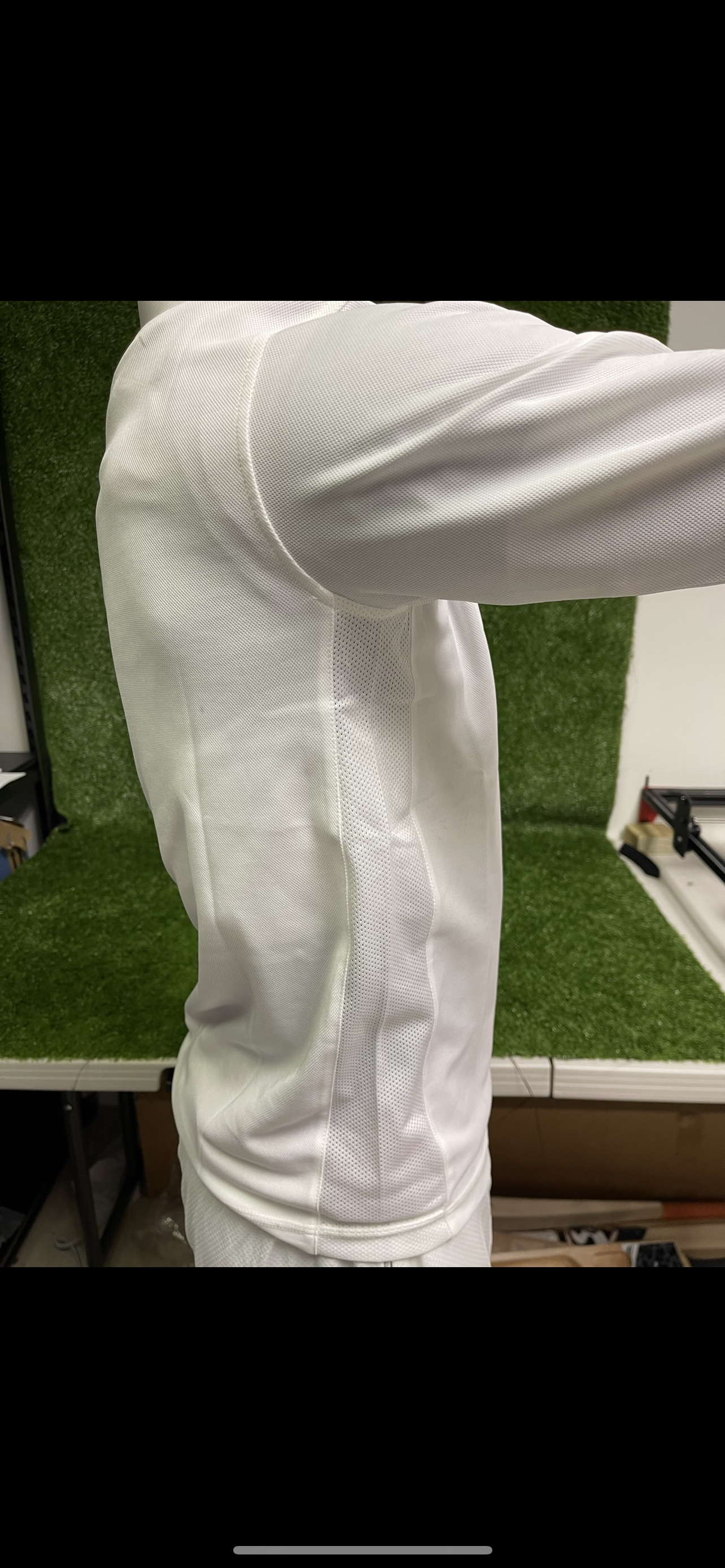 Raydn Cricket White Full Sleeve Shirt / TShirt