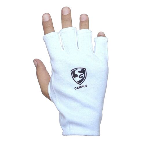 SG Campus Junior / Youth Cricket Batting Inner Gloves Half Finger